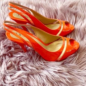 Too Gloria Orange color high heels